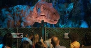 The T-Rex at Jurassic World: The Experience in London