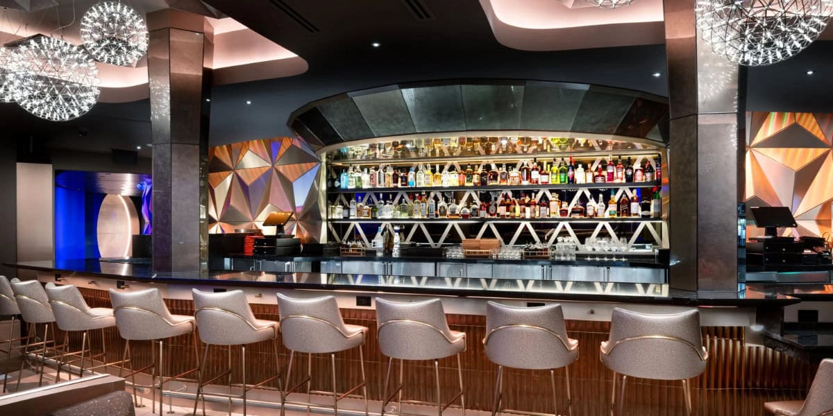 The interior of GEO-82 LOunge at EPCOT