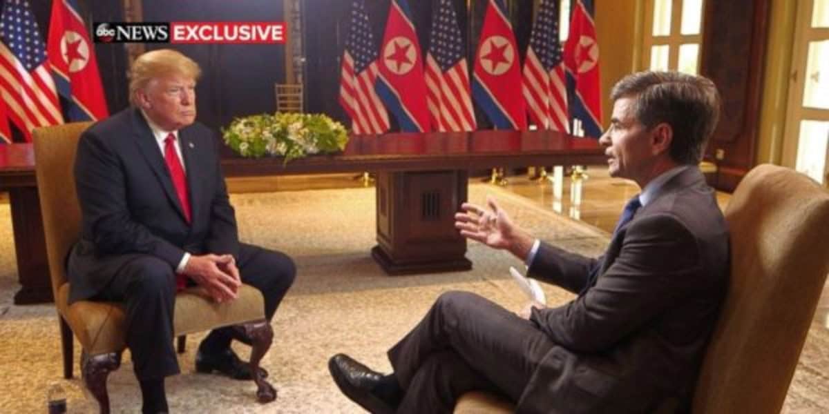 George Stephanopoulos interviews Donald Trump