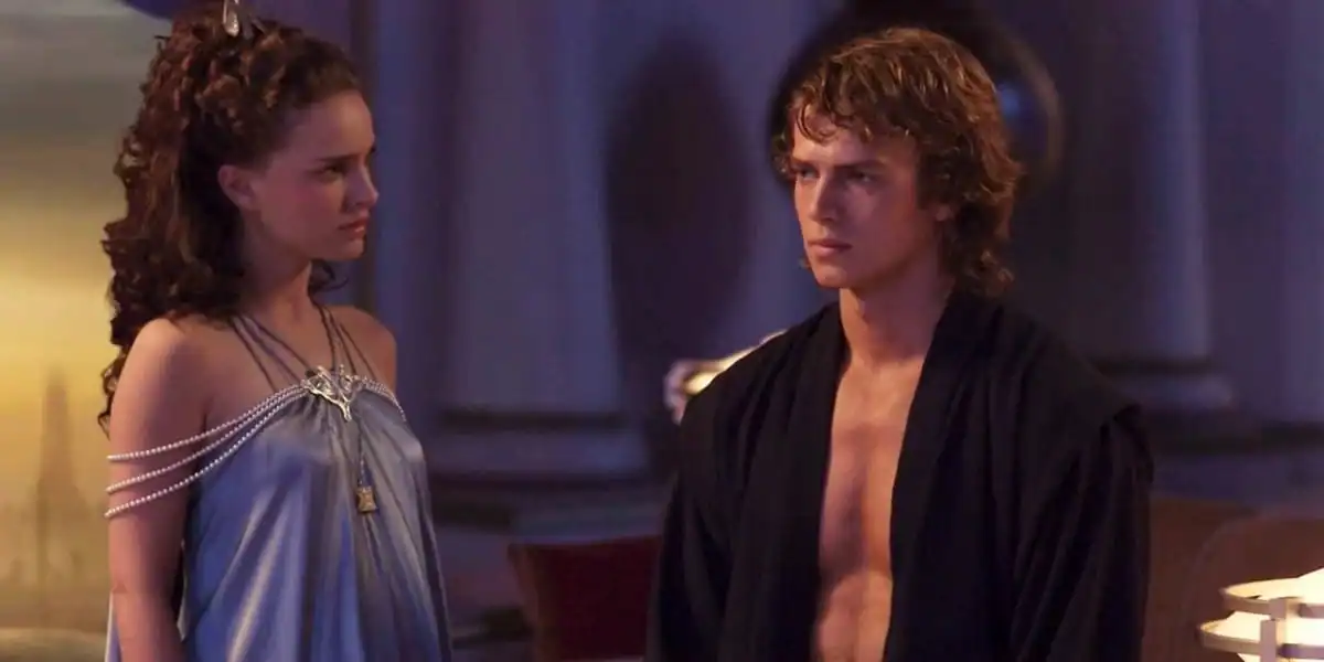 Padmé (Natalie Portman) and Anakin (Hayden Christensen) in 'Revenge of the Sith'