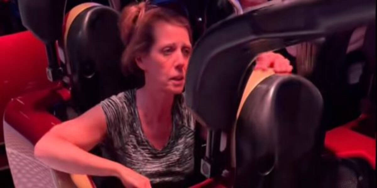 A woman wakes up after going unconscious on Avengers Assemble: Flight Force at Disneyland Paris Resort