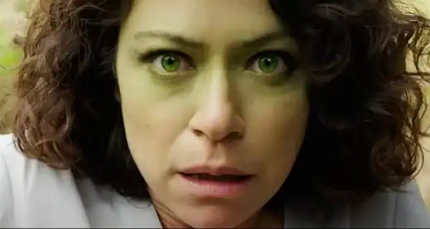 Tatiana Maslany getting angry in 'She-Hulk: Attorney at Law'