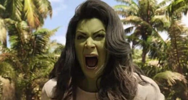 She-Hulk screaming in 'She-Hulk: Attorney at Law'