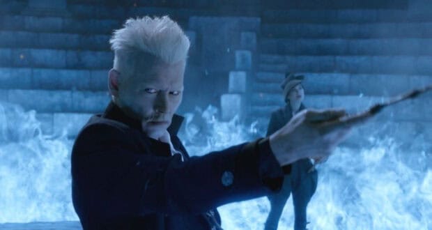 Johnny Depp as Gellert Grindelwald in 'Fantastic Beasts and where to Find Them The Crimes of Grindelwald'