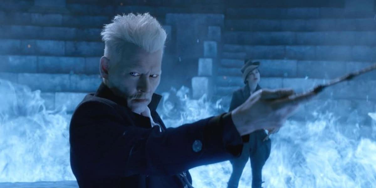 Johnny Depp as Gellert Grindelwald in 'Fantastic Beasts and where to Find Them The Crimes of Grindelwald'