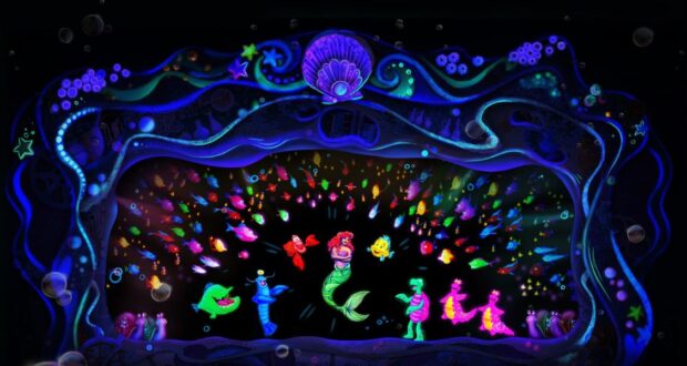 Puppets in The Little Mermaid: A Musical Adventure at Disney's Hollywood Studios