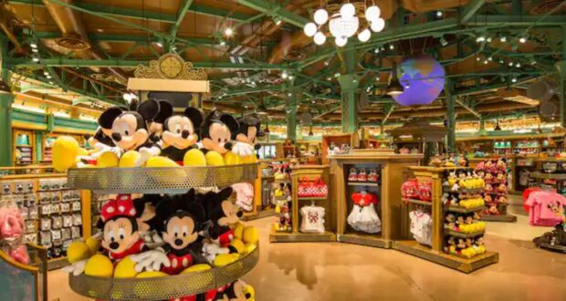 Disney merch in store at Shanghai Disneyland