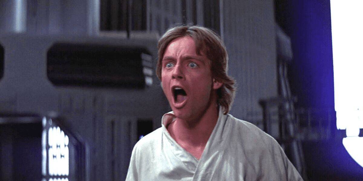Luke Skywalker screaming