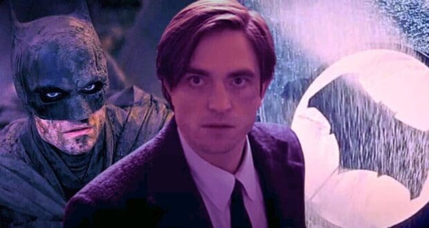 Batman (Robert Pattinson) on a bridge in 'The Batman'