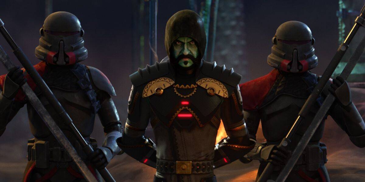 Still from the episode "Bandits of Golak" in "Star Wars: Visions"