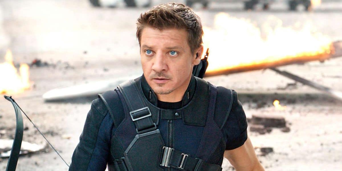 Jeremy Renner as Hawkeye in 'The Avengers'