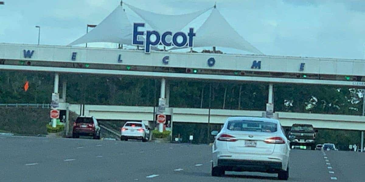 The EPCOT toll plaza