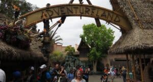 Guests enter Adventureland at Disneyland