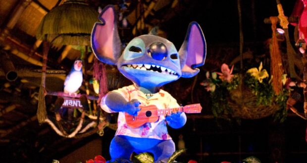 the enchanted tiki room in tokyo featuring stitchthe enchanted tiki room in tokyo featuring stitch
