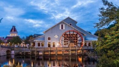 Riverside Mill Food Court at Disney’s Port Orleans Resort.