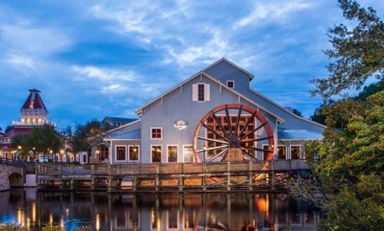 Riverside Mill Food Court at Disney’s Port Orleans Resort.