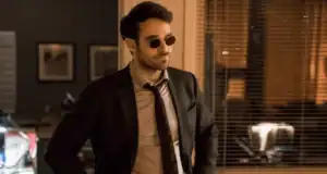 Matt Murdock in his law office.