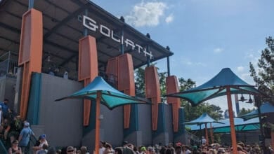 Goliath station at Six Flags.