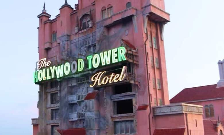 The Twilight Zone Tower of Terror at Disney’s Hollywood Studios.