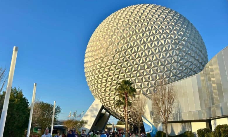 Spaceship Earth at Disney World.