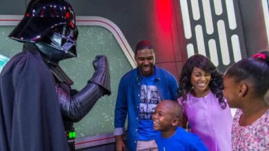 Darth Vader in Star Wars Launch Bay