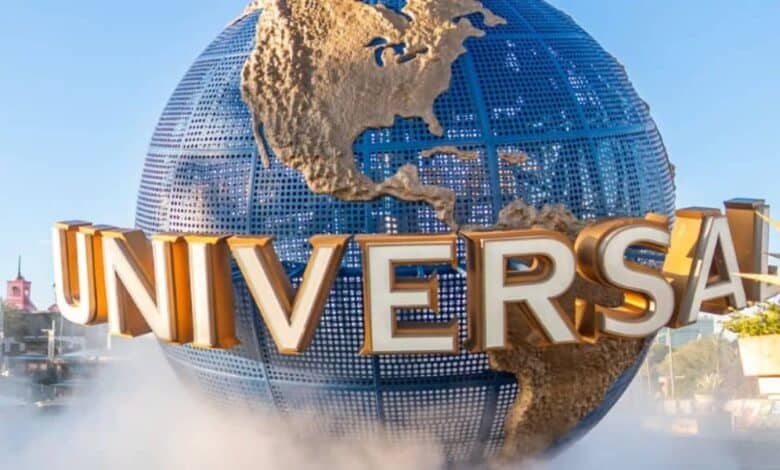The Universal Studios globe at Universal Orlando.