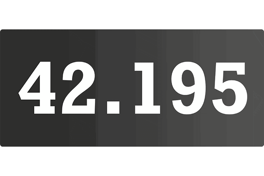 Sidetag Marathon Sortering: 42.195