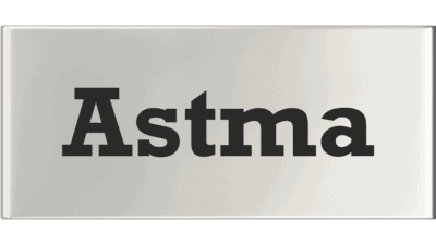 Sidetag Astma - Grå