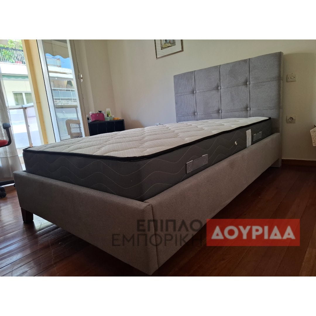 Ν64 Κρεβάτι ντυμένο με ύφασμα - Image 9