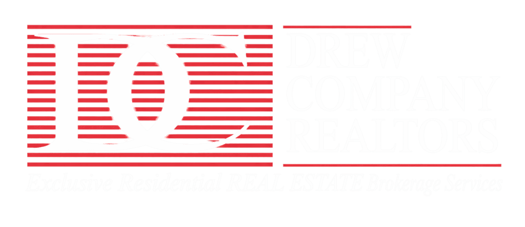 Drew Company Realtors Modern Logo