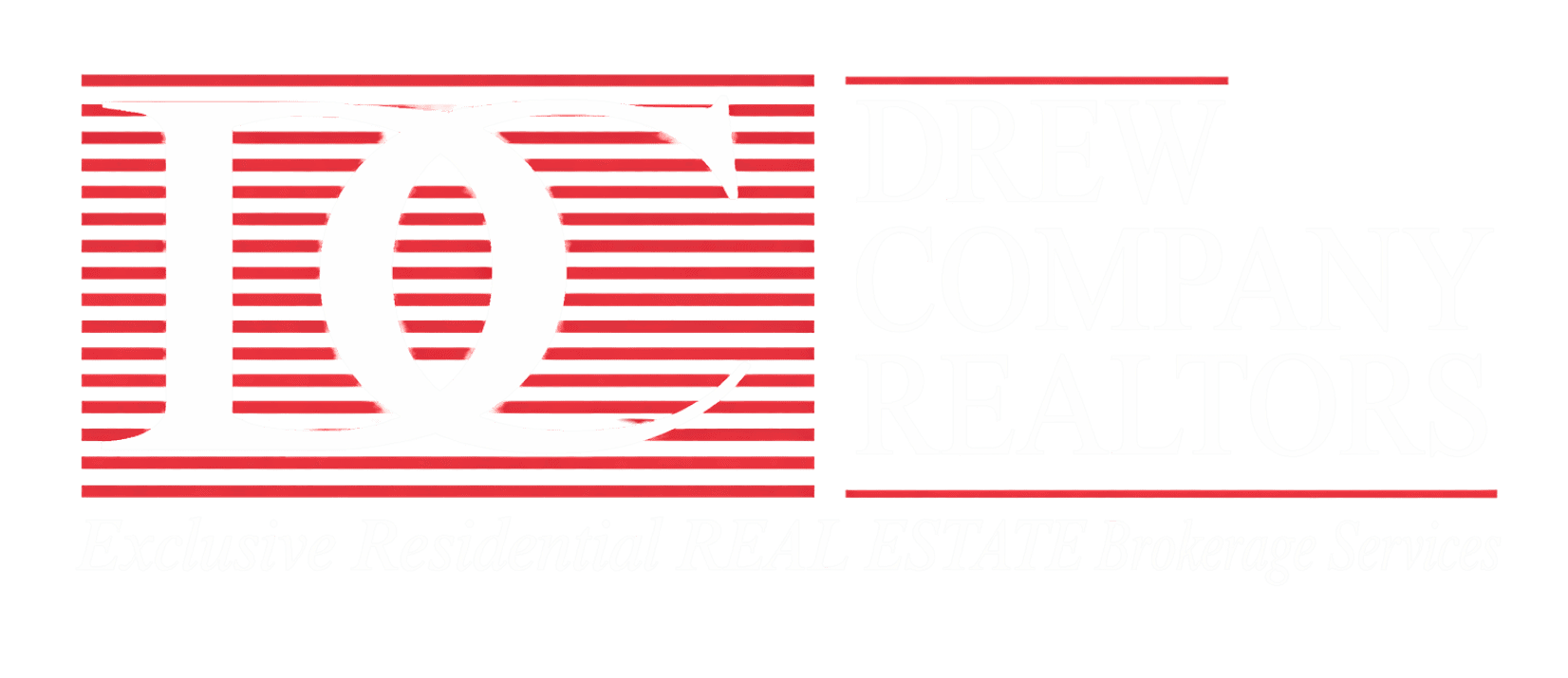 Drew Company Realtors Modern Logo