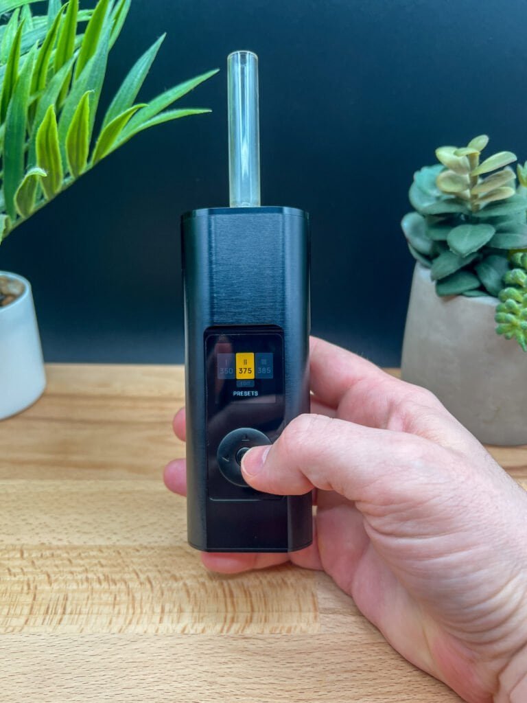 best temperature settings for dry herb vaporizers