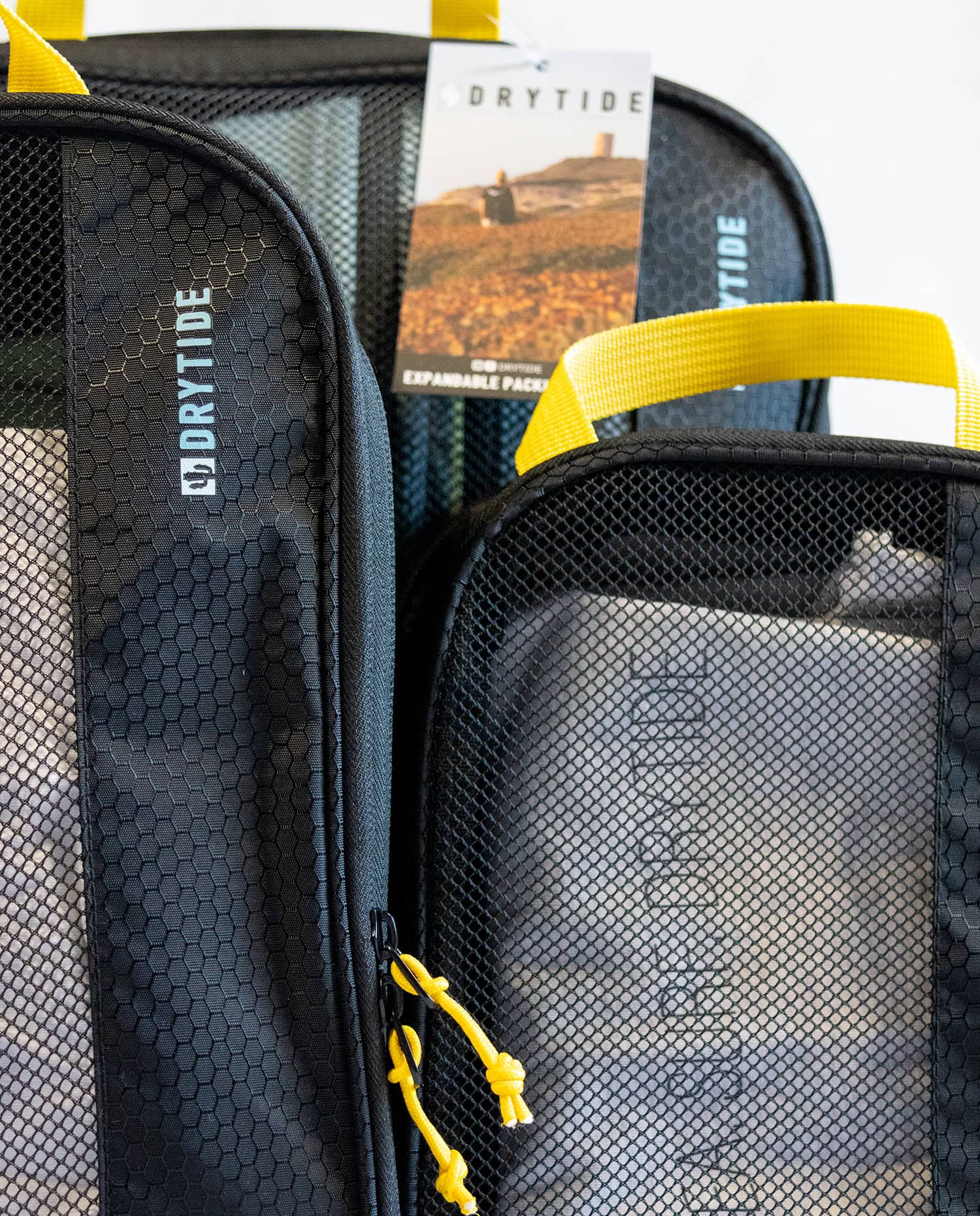 Drytide Waterproof Backpacks and Duffels DryTide expandable packing cubes detail