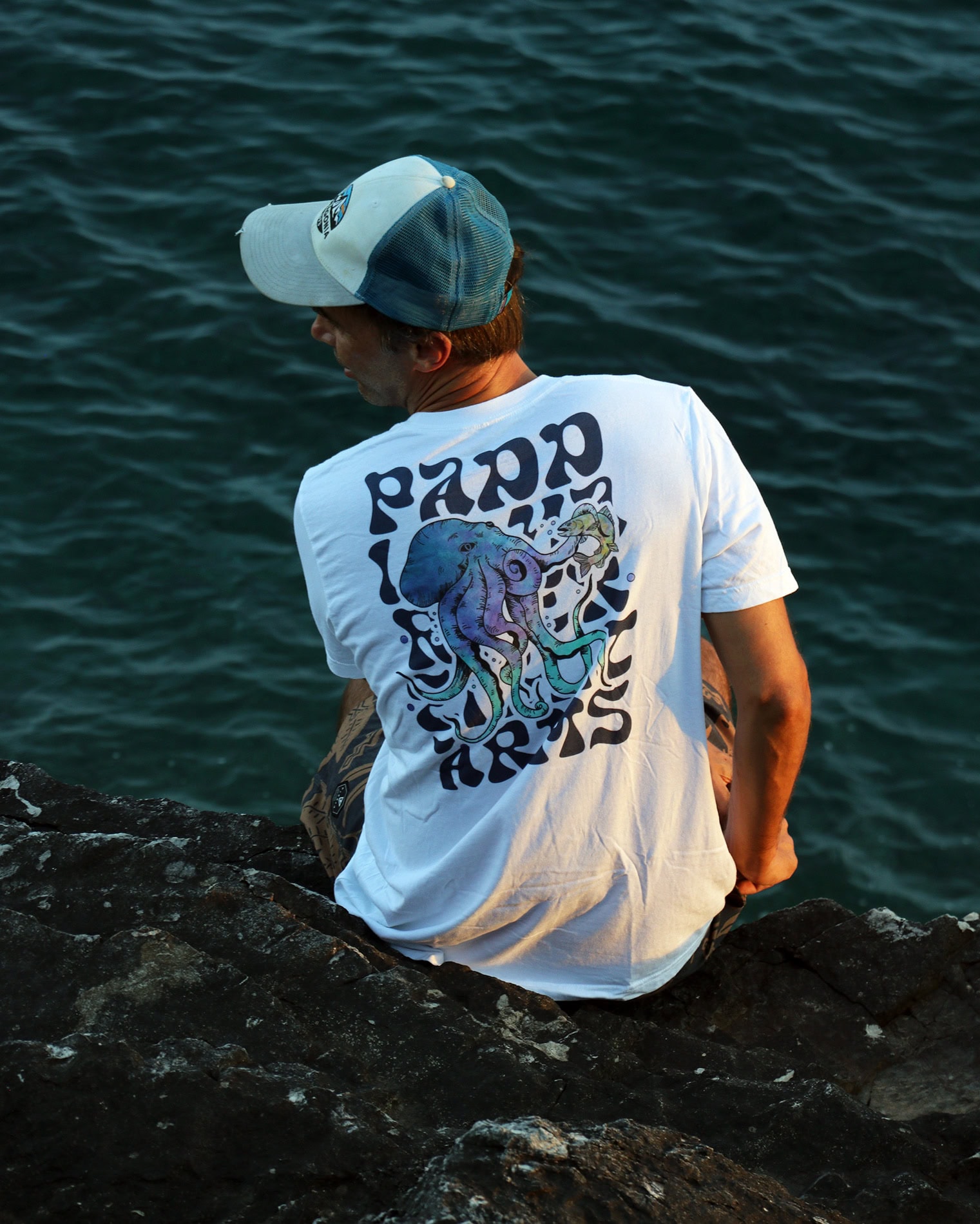 Waterproof Kraken Tee by Drytide Gear octopus surf tshirt