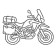 Motorcycle travel Motorcycle travel icon