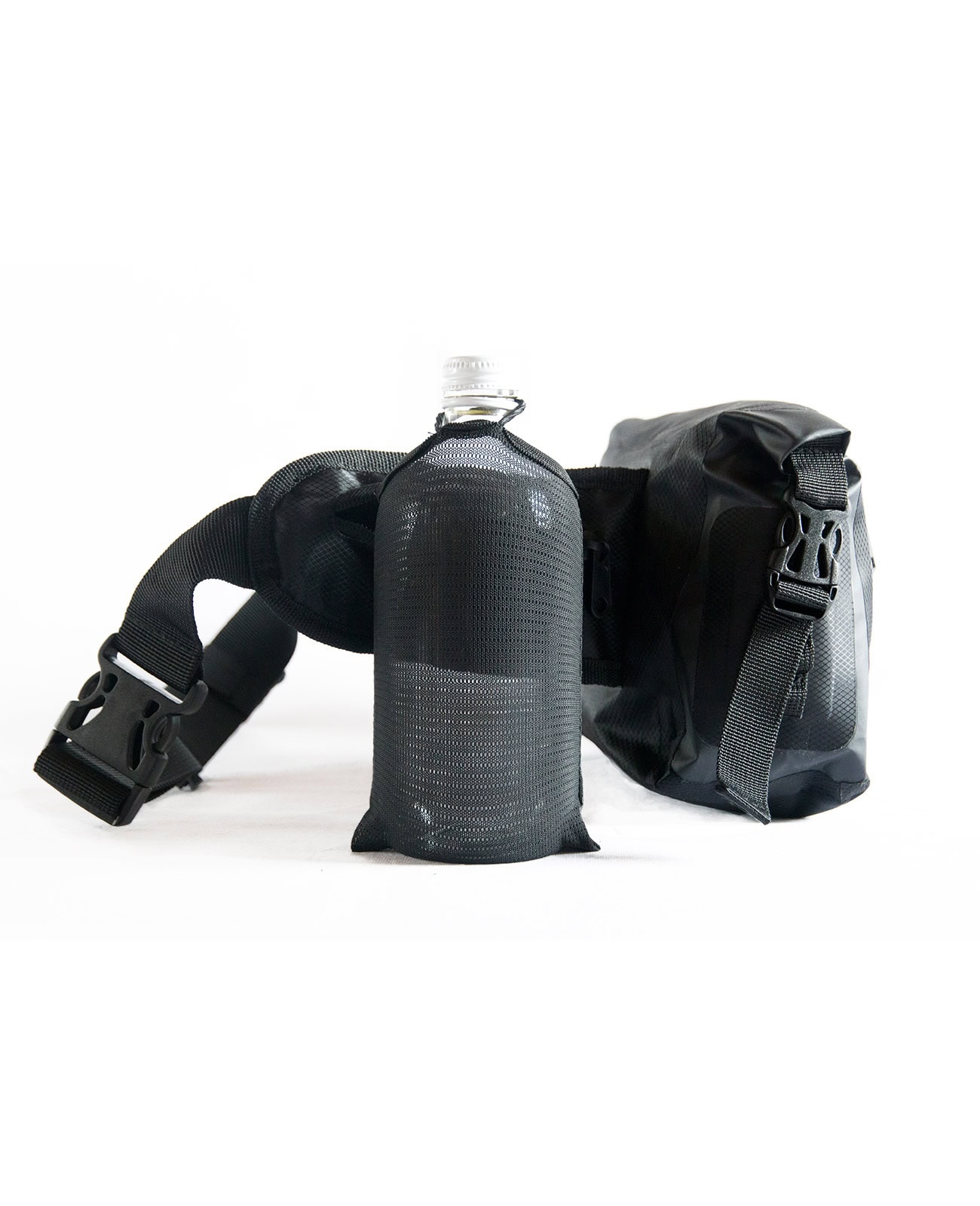Waterproof Waist Bag 2.0 with Bottle Holder Packable water bottle pocket on DryTide waterproof waist bag