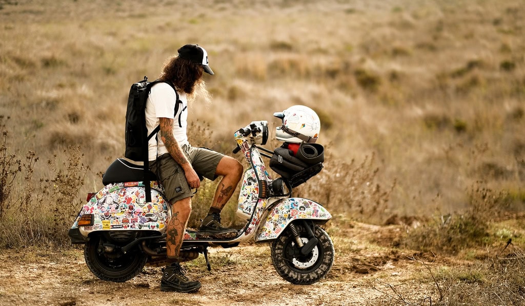 road trip with DryTide backpack road trip with DryTide backpack