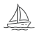 Sailing and boating Sailing icon