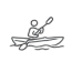 Sea kayaking Sea kayaking icon