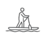Stand up paddle boarding Stand up paddle boarding icon