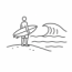 surf-trips-icon Surf trips with waterproof backpack