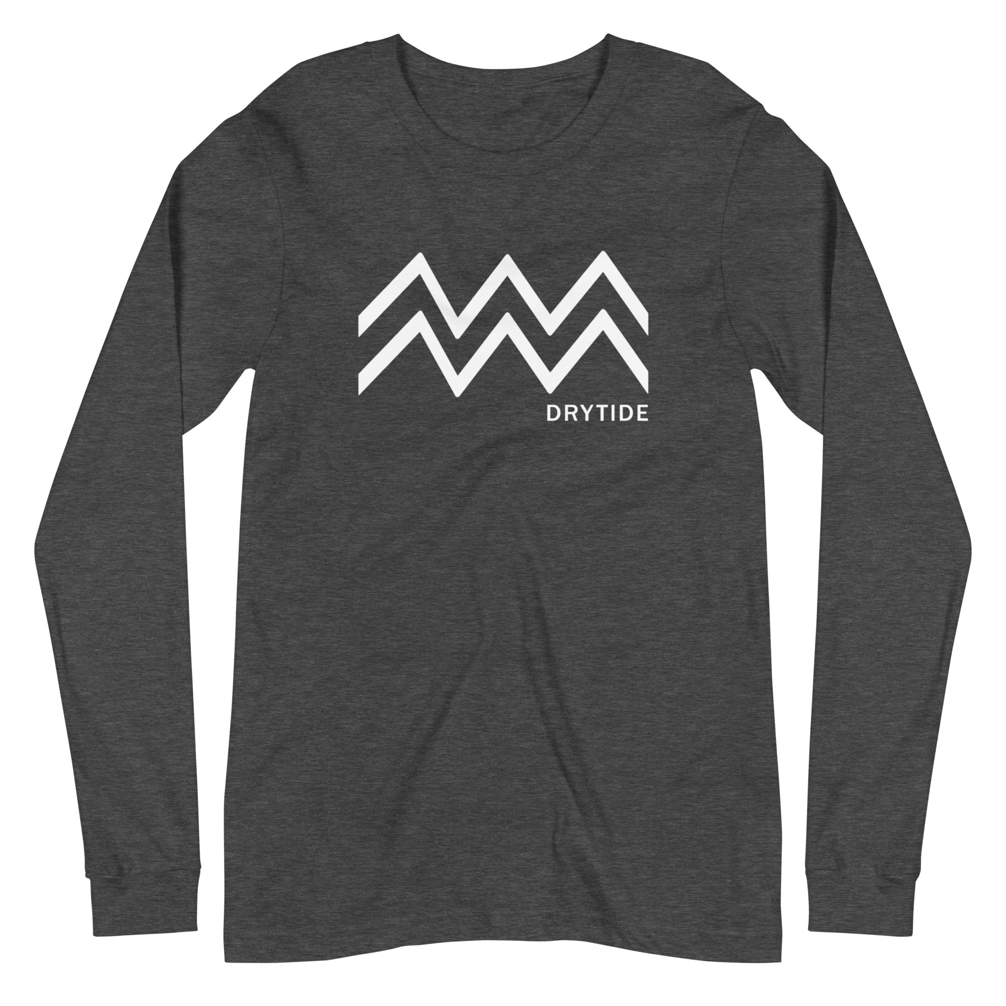 unisex long sleeve tee dark grey heather front 639db37969c3a