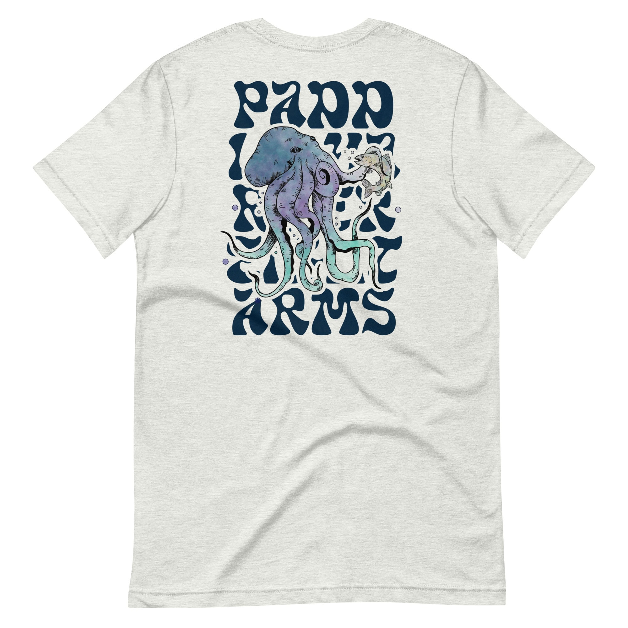 Sea Creature Kraken T-Shirt Kraken T-Shirt with ocean-themed octopus design for casual wear.