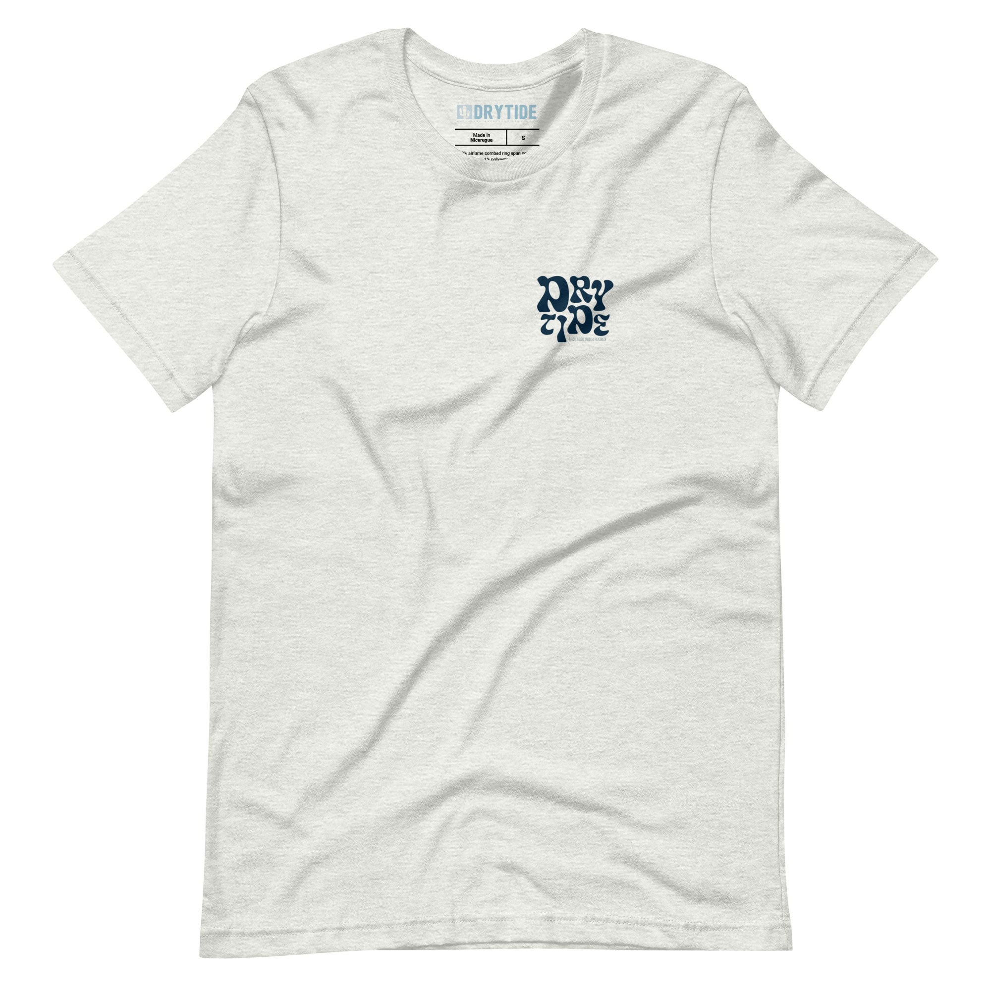 Kraken Tee - Drytide Logo White Kraken T-shirt with Drytide logo on chest, casual and waterproof apparel.