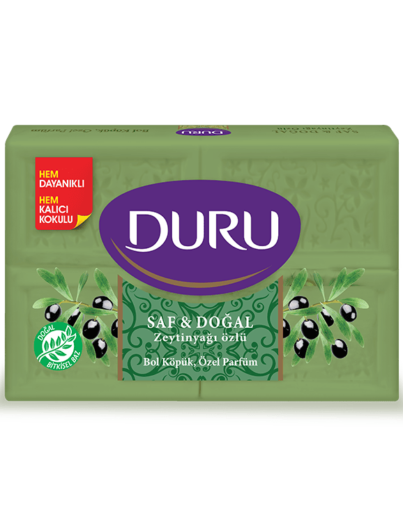 Duru Saf & Doğal Kaynaklı Zeytinyağlı Banyo Sabunu