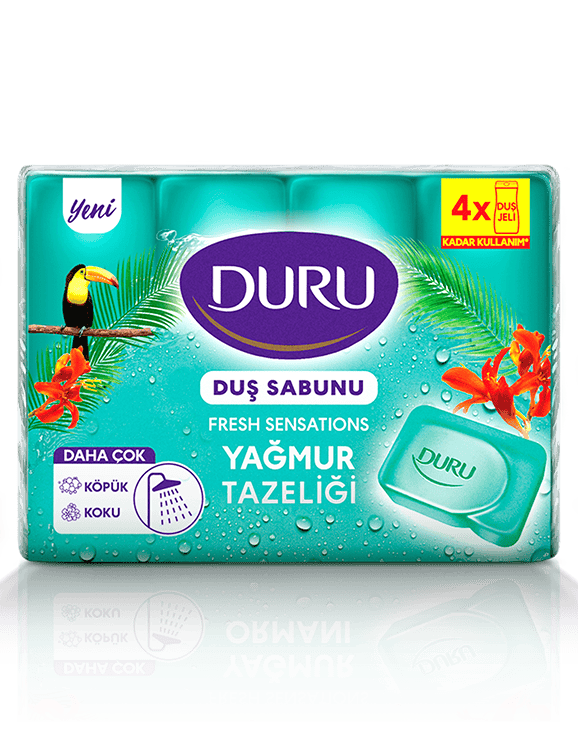 Duru Fresh Sensations Yağmur Tazeliği 4 Adet Duş Sabunu