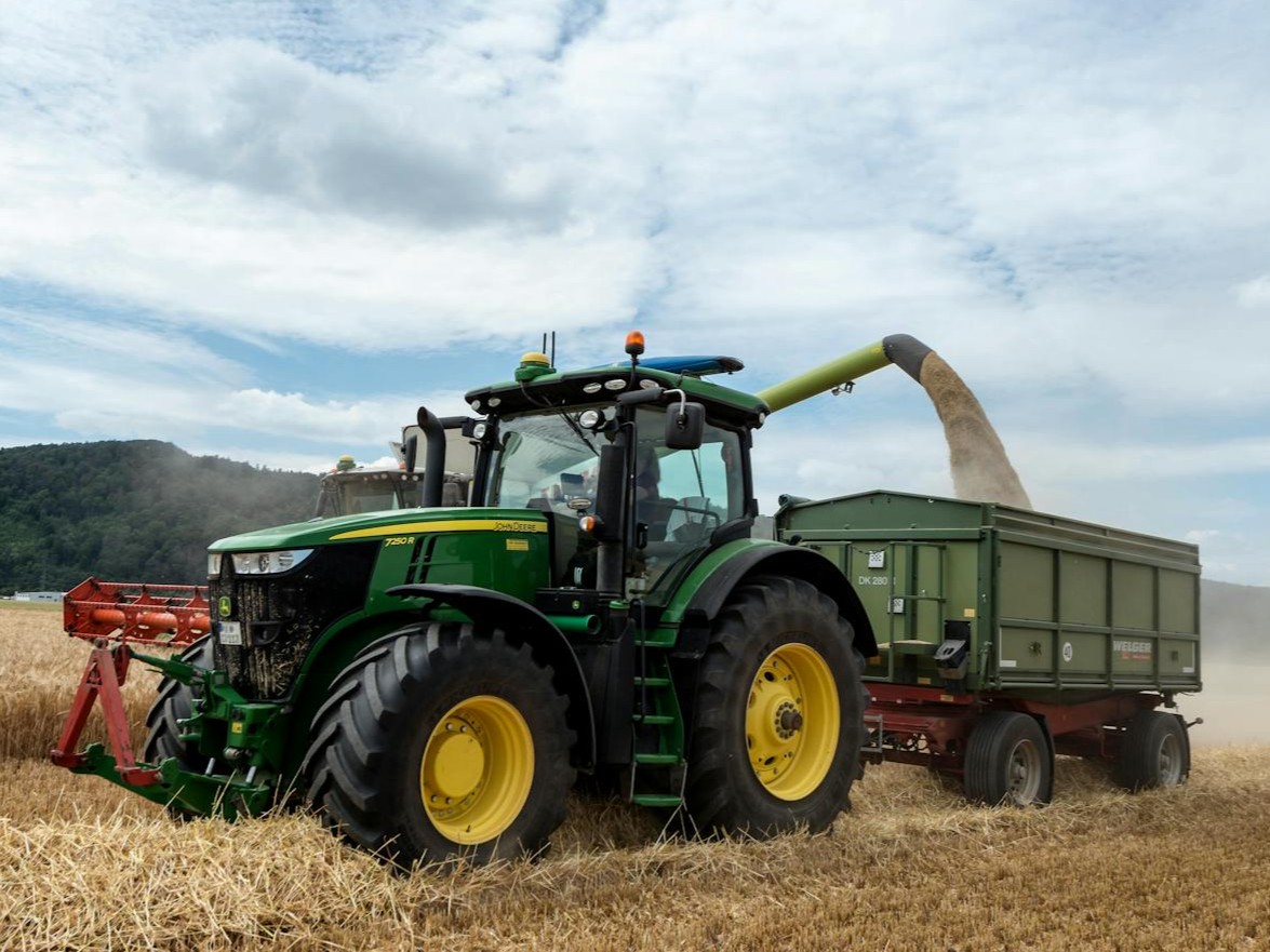 tractor stock photo