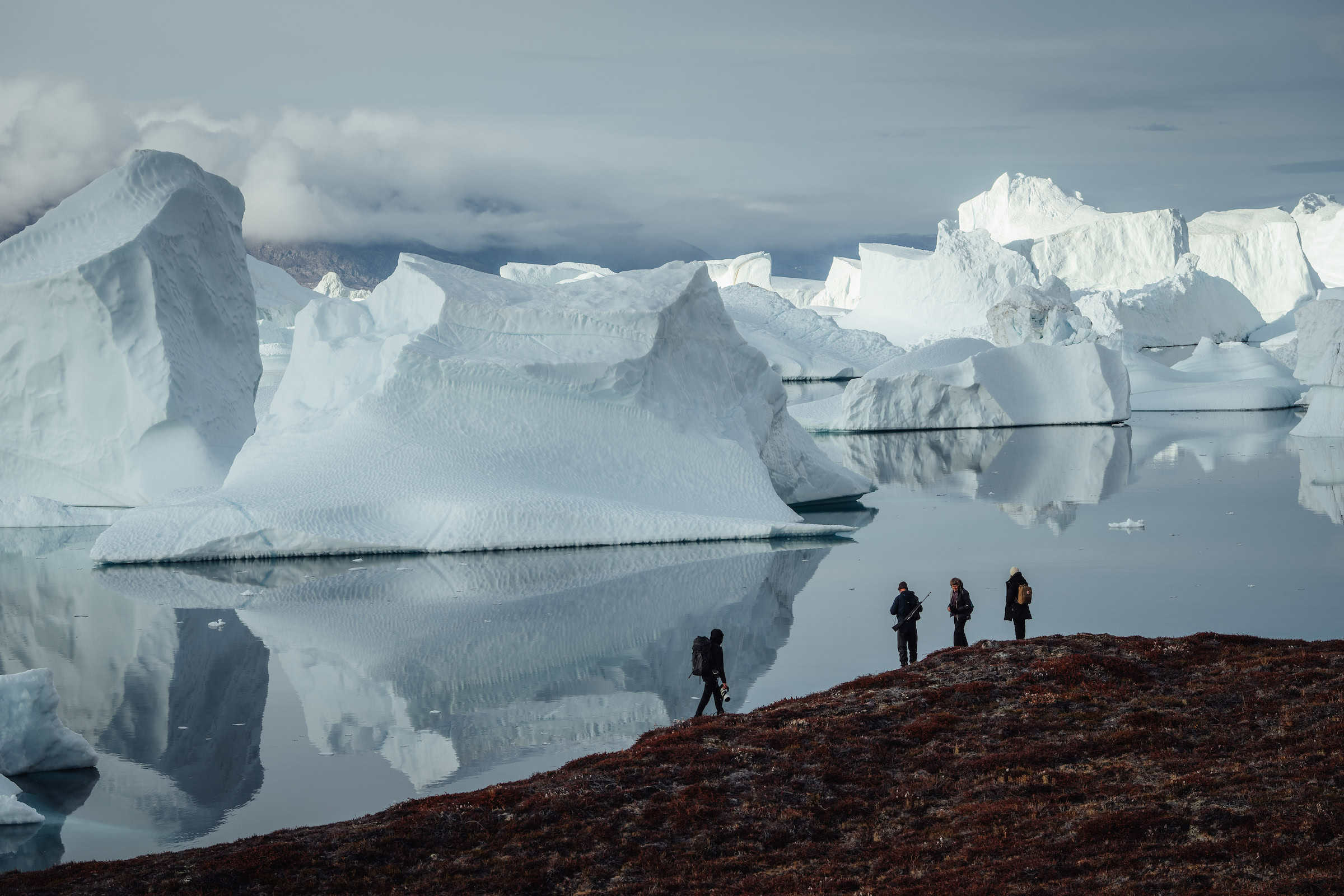 Scoresbysund Iceberg Graveyard People - Photo by Jason Charles Hill - Visit Greenland