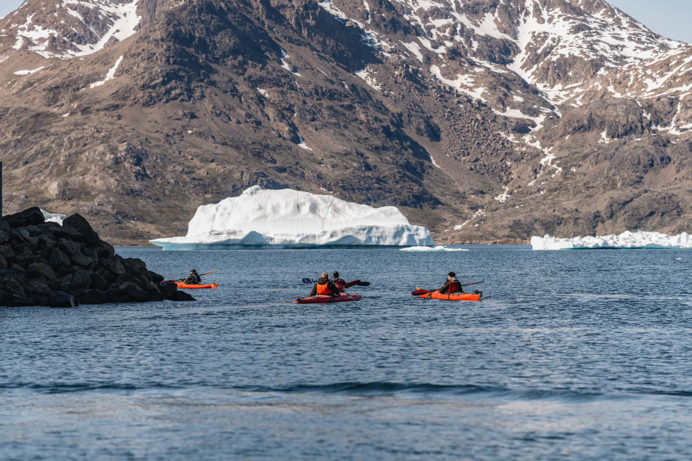 Kayaking in Tasiilaq.