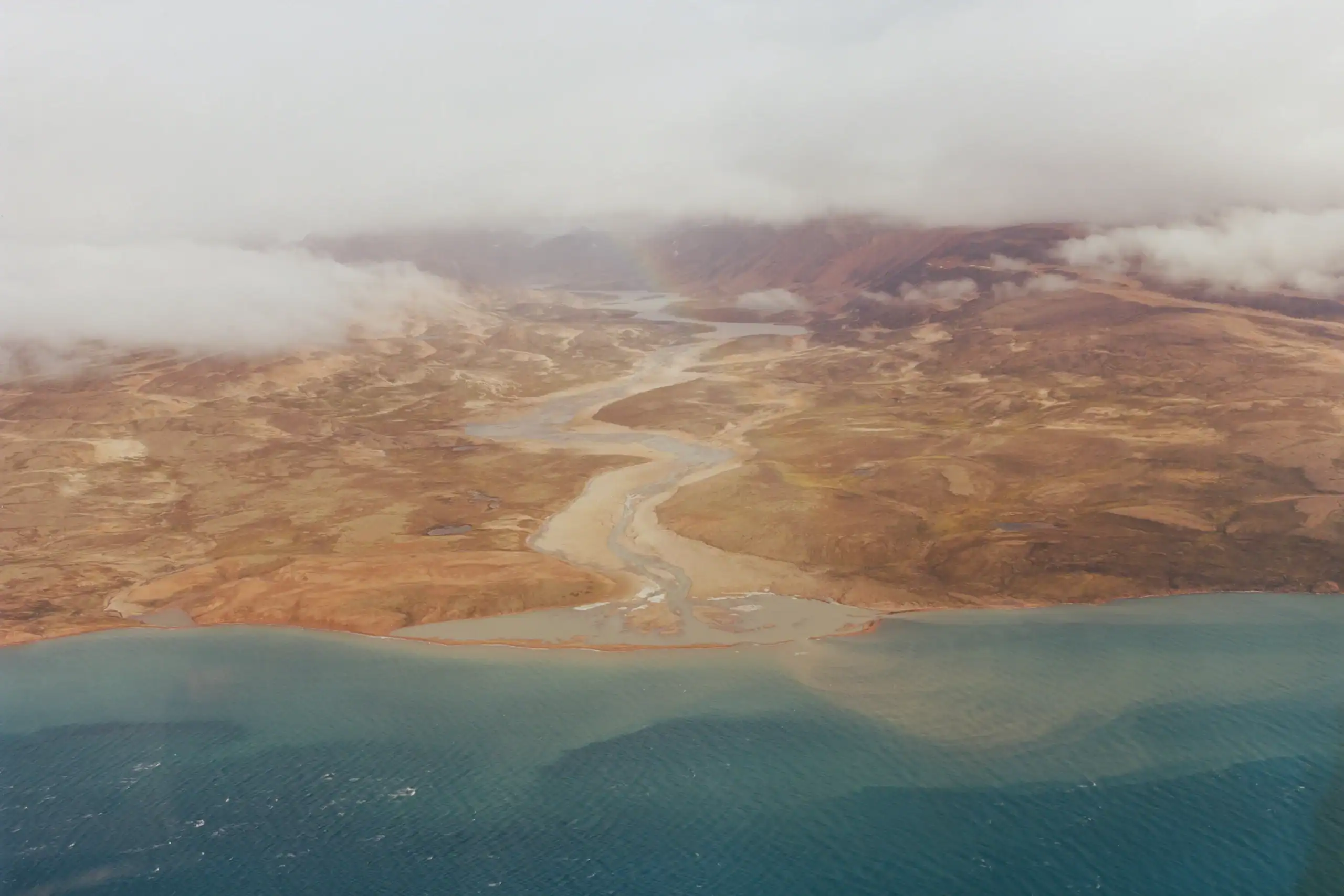 Ittoqqortoormiit from a plane.